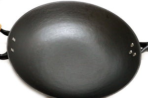 Lightweight Round-Bottom Cast Iron Wok (Sichuan Heritage Brand